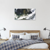 エヤフジャラヨカル火山からのアッシュプルーム2 キャンバスプリント (インサイチュ (寝室))