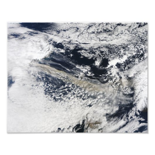 エヤフジャラヨカル火山からのアッシュプルーム2 フォトプリント            (正面)