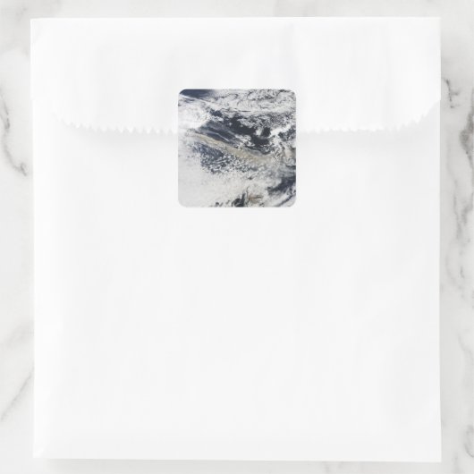 エヤフジャラヨカル火山のアッシュプルーム スクエアシール (バッグ)