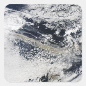 エヤフジャラヨカル火山のアッシュプルーム スクエアシール (正面)