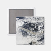 エヤフジャラヨカル火山のアッシュプルーム マグネット (正面/裏面)