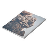 エヤフジャルジョクル火山噴火 ノートパッド (回転)