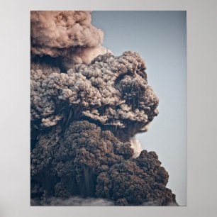 エヤフジャルジョクル火山噴火 ポスター