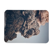 エヤフジャルジョクル火山噴火 マグネット (横)