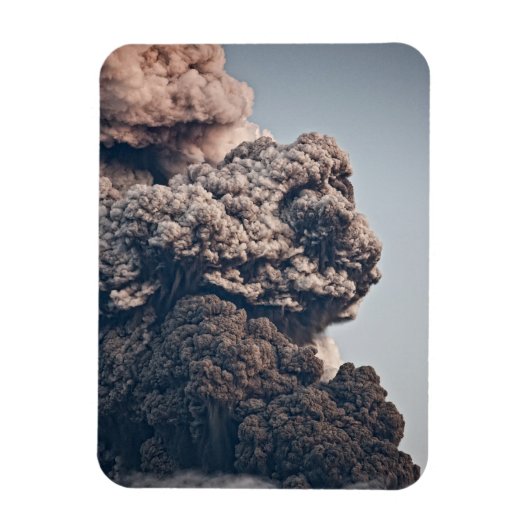 エヤフジャルジョクル火山噴火 マグネット (縦)
