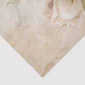 エラエレガントービクトリアンレディーホワイト&ピンク花模様 薄葉紙 (詳細)