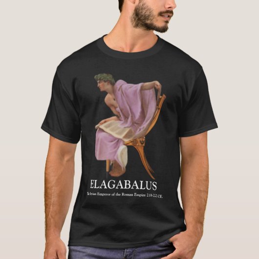 エラガバルス、ローマの少年皇帝 218-222 Tシャツ (正面)