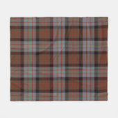 エラクト風化されたプレイドのキャメロン フリースブランケット (正面(横))