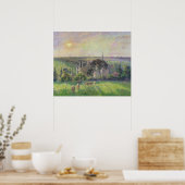 エラグニー教会と農場， 1895 ポスター (キッチン)