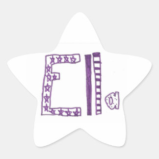 エラステッカー 星シール