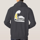 エラストロングフード付きスウェットシャツ パーカ (裏面)