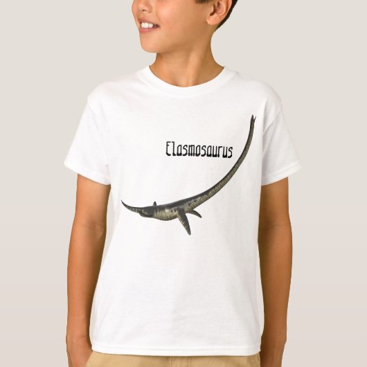 エラスモサウルスキッズシャツ Tシャツ (正面)