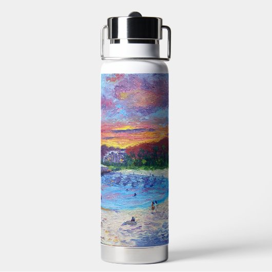 エラニエズハワイアンサンセットウォーターボトル ウォーターボトル (背面)