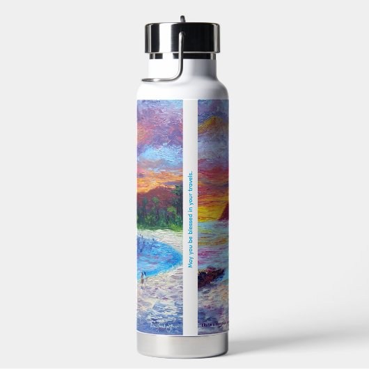 エラニエズハワイアンサンセットウォーターボトル ウォーターボトル (右面)