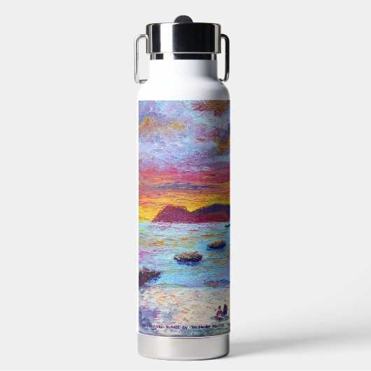 エラニエズハワイアンサンセットウォーターボトル ウォーターボトル (正面)