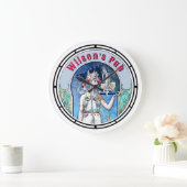 エラビクトリアンアールヌーボーパブ ラージ壁時計 (ホーム)