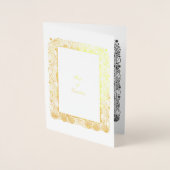 エラビクトリアンアールヌーボーフローラ 箔カード (正面)