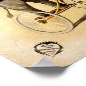 エラビクトリアンサーカスライオン&ゾウ三輪車 ポスター (角)