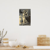 エラビクトリアンジプシータンブリンガール ポスター (キッチン)