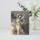 エラビクトリアンジプシータンブリンガール ポストカード (スタンド正面)