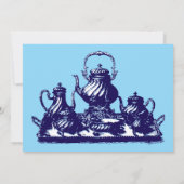 エラビクトリアンティーパーティーテンプレート招待状 招待状 (裏面)