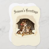 エラビクトリアンネコと傘 シーズンカード (正面/裏面)