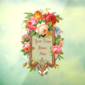 エラビクトリアンバラ縁どフローラショップテンプレート ウィンドウサイン (シート3)