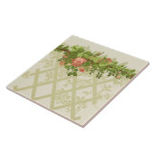 エラビクトリアンピンクポーズトレリスフリーズ タイル (側面)