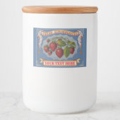 エラビクトリアンフレッシュイチゴテンプレート フードラベル (正面)