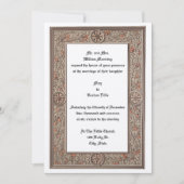 エラビクトリアンリーフ&ベリーバイアントンセダー 招待状 (正面)