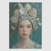 エラビクトリアンレディフローラシーシェルデコページ 薄葉紙 (正面)