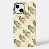 エラビクトリアンヴィンテージクリスマスカップル Case-Mate iPhoneケース (裏面)