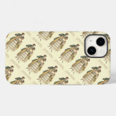 エラビクトリアンヴィンテージクリスマスカップル Case-Mate iPhoneケース (裏面 (横))