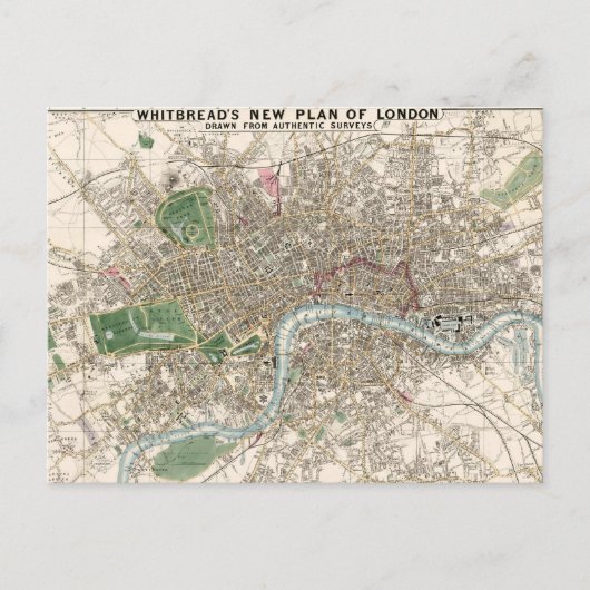 エラビクトリアンーの街並み ポストカード (正面)