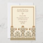 エラビクトリアンーアールヌーボーひま結婚わ花 招待状 (正面)