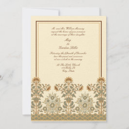 エラビクトリアンーアールヌーボーひま結婚わ花 招待状