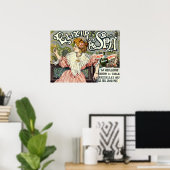 エラビクトリアンーアールヌーボーエリクシル広告 ポスター (ホームオフィス)