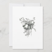 エラビクトリアンーアールヌーボーグレープビーバイアントンセダー 招待状 (裏面)