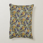 エラビクトリアンーアールヌーボータンデリオン花柄 アクセントクッション (裏面(縦))