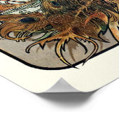 エラビクトリアンーアールヌーボーフランスのビスケット ポスター (角)