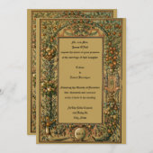 エラビクトリアンーアールヌーボーフルーツバイアントンセダー 招待状 (正面/裏面)