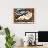 エラビクトリアンーアールヌーボー広告byルイ・ルヘッドのポスター ポスター (ホームオフィス)