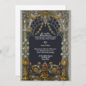 エラビクトリアンーアールヌーボー祭壇バイアントン・シーダー 招待状 (正面/裏面)