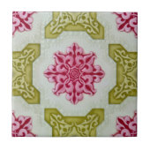 エラビクトリアンークラシックフローラ装飾 タイル (正面)