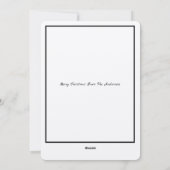 エラビクトリアンーテンプレートクリスマスホリデーカード シーズンカード (裏面)