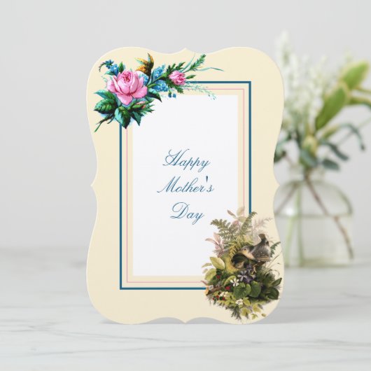 エラビクトリアンーネスト&フラワーマザーズデイカード (スタンド正面)