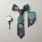 – エラビクトリアンーフローラバラスネークスノーベリーメンズ ネクタイ