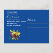 エラビクトリアンーフローラ水色 案内ポストカード (裏面)