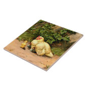 エラビクトリアンーヘン&ベビーチキンズバイL.パング タイル (側面)