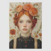 エラビクトリアンーレディフローラヘアドレスデカッペ 薄葉紙 (正面)